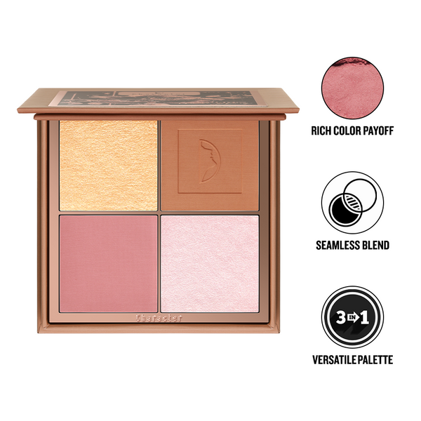 Character 4 Color Blush & Highlighter Palette